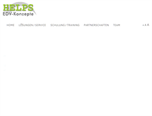 Tablet Screenshot of helps.de
